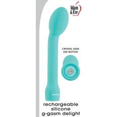 Adam & Eve Adam & Eve G-Gasm Delight Rechargeable Silicone G-Spot Vibrator Teal