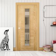 Doors Deanta Oak Finished Seville 7P Interior Door (x)