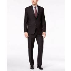 Black - Solid Colors Suits Marc New York Casselman Modern-Fit Suit Black Solid-42R 35Wx32L