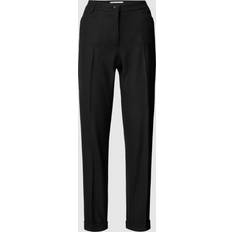 Raffaello Rossi Elegant Flanellbyxor med Fickor - Svart