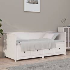 vidaXL Day Bed White Pine