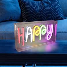 Leuchten Direkt Bordlamper Leuchten Direkt Neon Happy USB Bordlampe