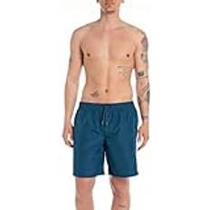 Replay Men Swimwear Replay Boxer Swim Shorts - Blue