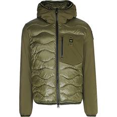 Blauer USA Down Jackets Short Green Puffer Jacket - Men