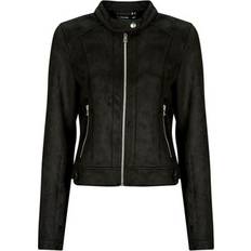 Suede Jackets - Women Vero Moda Leather jacket VMJOSE MARI SHORT FAUX SUEDE JACKET BOOS