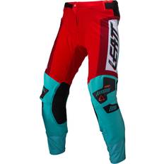 LEATT 5.5 I.K.S Motocross Pants - Red/Turquoise/White/Black
