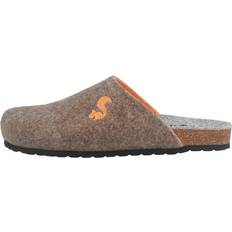 46 ½ - Mujer Zuecos Recycled PET Bio Clog 1856 - Beige/Marron/Orange