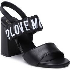 Love Moschino Svarta Skor Love Moschino Ja16358g0gie00 klack sandaler, svart, EU, svart