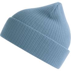 Cotton Beanies Atlantis Nelson Ribbed Organic Cotton Beanie Light Blue One