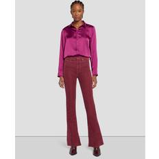 Red Jeans 7 For All Mankind Ultra High Rise Skinny Boot - Burgundy