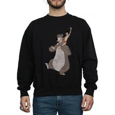 Disney Classic Mowgli And Baloo Cotton Sweatshirt Black