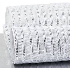 Moisturizing False Eyelashes Paper Mart Metallic Laser Eyelash 21 Deco Mesh 21 X 10 Yards White/Silver Roll 1 by Paper Mart