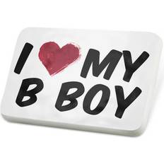 Children Brooches Neonblond Porcelein Pin heart love my Boy Lapel Badge – NEONBLOND