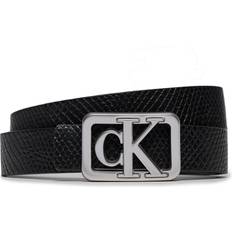 Calvin Klein Ceintures Calvin Klein Mono Plaque Rev Lthr Belt K60K611487 Noir