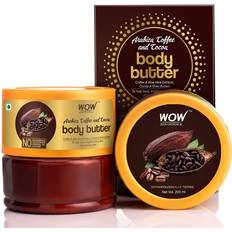 WOW Skin Science Shea Body Butter Almond, Pure Shea Butter for Body