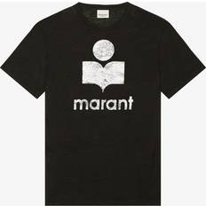 Isabel Marant T-shirts Isabel Marant Étoile, Topp, Dam, Svart, XS, T-shirt med metallic logotryck