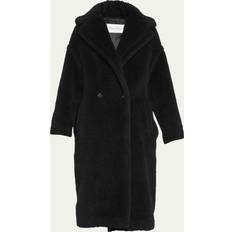 Max Mara Tedgirl Teddy Shearling Coat - Black