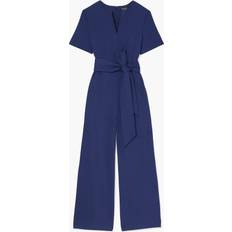 XXS Jumpsuits & Overalls Kate Spade Ponte Split-Neck Jumpsuit, French Navy