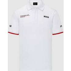 Basketball Polo Shirts Porsche Fuel For Fans F1 Motorsport - White
