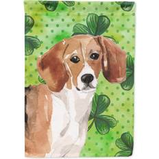 Garden & Outdoor Environment Caroline's Treasures Caroline's Treasures BB9544GF Beagle St. Patrick's Flag Garden