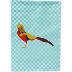 Garden & Outdoor Environment Caroline's Treasures BB8102CHF Golden or Chinese Pheasant Blue Check