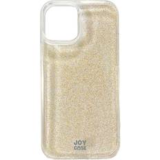 iPhone 12 12 Pro Joy Case Hybrid Glitter Skal Genomskinligt Guld