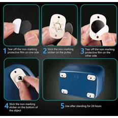 DIY Accessories Tlily 32Pcs Stainless Steel Mini Swivel Caster Wheels with Rotation for Furniture, Storage Boxes, Cabinet, Trash