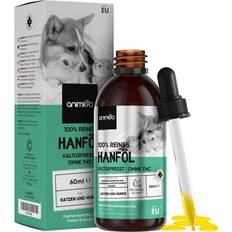 Suplementos Mascotas Animigo Aceite de Cáíamo 60 ml Perros y Gatos Relajante Para Perros y Gatos Natural