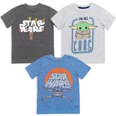 Star Wars STAR WARS Little Boys Pack Graphic T-Shirts Gray/Blue/White