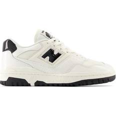 New Balance Men's 550 in White/Black Leather