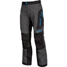 Klim Pantalones de moto Klim Traverse Gore-Tex Pantalones Textiles para Motocicletas, negro-gris-azul, tamaño para hombre