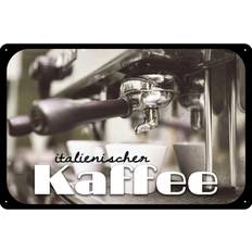 Blechschild 30x20 cm Italienischer Kaffee