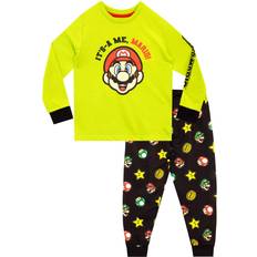 Boys - Yellow Night Garments Super Mario Long Sleeve Pyjamas - Yellow