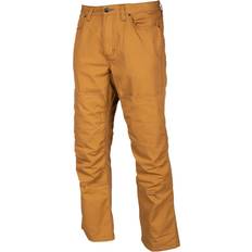 Brown Motorcycle Trousers Klim Outrider, Textilhose Hellbraun