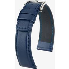 Hirsch Ure Hirsch Runner 18mm Long Blue Leather 04002080-2-18