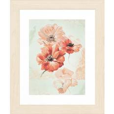 Håndarbeidssett Lanarte Sky Anemone Cross Stitch Kit