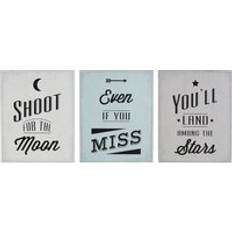 Wall Decor Premier Housewares Shoot For The Moon Plaque Wall Decor