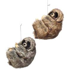 Plastic Christmas Tree Ornaments Kurt Adler 4 In Sloth Christmas Ornaments Set of 2