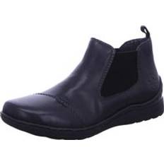 Weit Chelsea Boots Rieker Stiefeletten schwarz