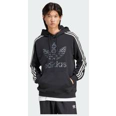 Adidas Classic Mono Graphic Hoodie - Black