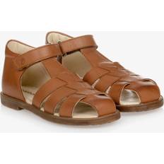 Leather Sandals Falcotto Falcotto CEDRIC-Sandalen aus Kalbsleder, braun