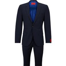 Kostymer HUGO Slim-Fit Suit - Dark Blue