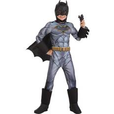 Batman Deluxe Kids Costume Black Gray Beige M