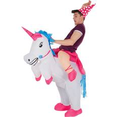 Morphsuit Morphsuits Unicorn Inflatable Ride On Costume Adult Funny Stag Party Halloween White One