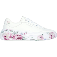 Skechers Women's Cordova Classic Painted Florals White Synthetic Machine Washable White