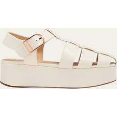 Gabriela Hearst Mila Leather Platform Fisherman Sandals