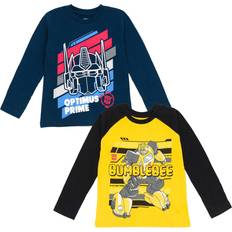 Children's Clothing Transformers Bumblebee Optimus Prime Little Boys Pack Long Sleeve T-Shirts Blue