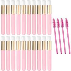 Hicarer 24 Pieces Lash Shampoo Brush, Lash Cleansing Brush, Eyelash Cleaning Brush Makeup Brushes Extension Eyelash Nose Pore Deep Cleaning Brush