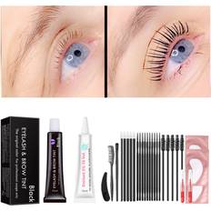 Black Lash Tint Kit At Home, 15ml Keratin Eyelash Dye, 6 Weeks Eyebrow Tinting Easy To Use Make Eyes Voluminous For Brow Lamiantion/Lift Aftercare Black-Tint Kit Only