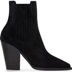 Saint Laurent Chelsea Boots Saint Laurent Theo 95 Suede Ankle Boots -